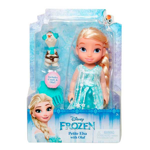 Muñeca Elsa con Olaf Frozen 15cm - Imatge 1