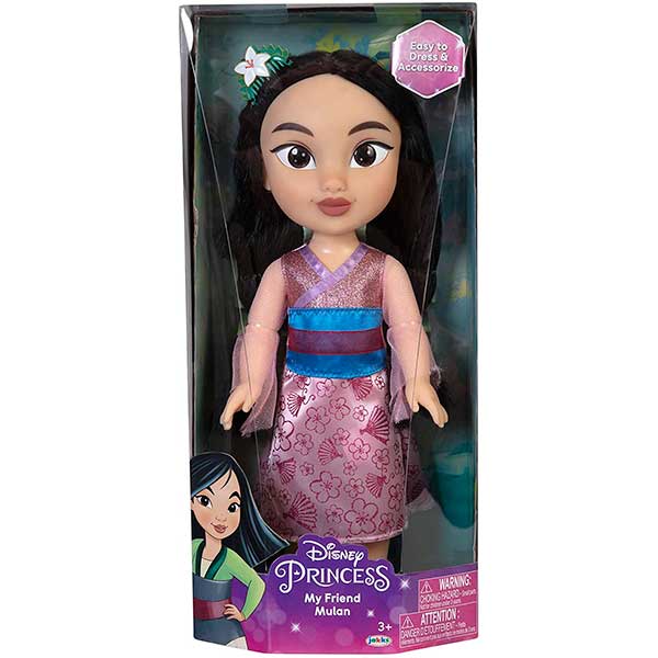 Disney Muñeca Princesa Mulan 35cm - Imagen 2