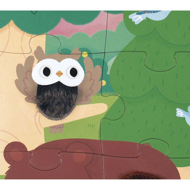 Janod Puzzle Táctil del Bosque - Imagen 4
