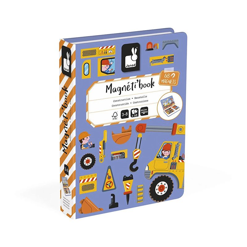 Janod Magnetic Book Construção