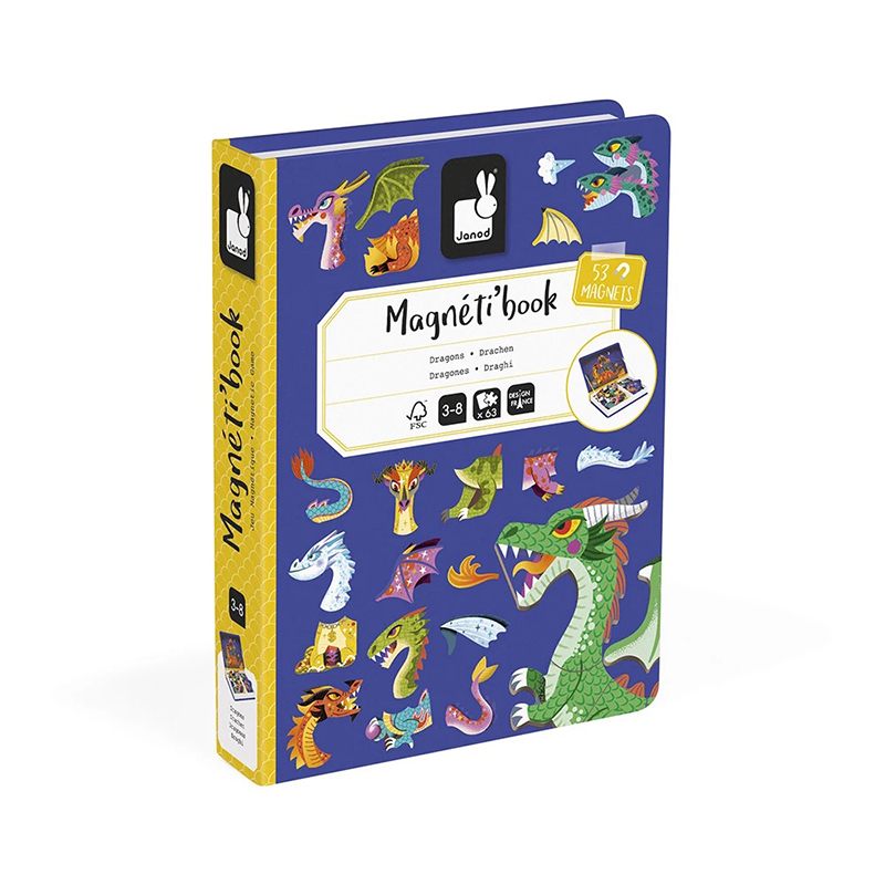Janod Magnetic Book Dragones