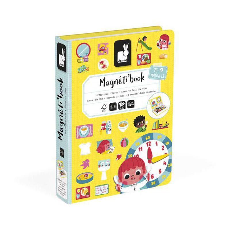 Janod Magnetic Book Aprendo la Hora
