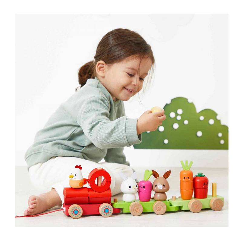 Janod Tren Granja de Madera - Imagen 3