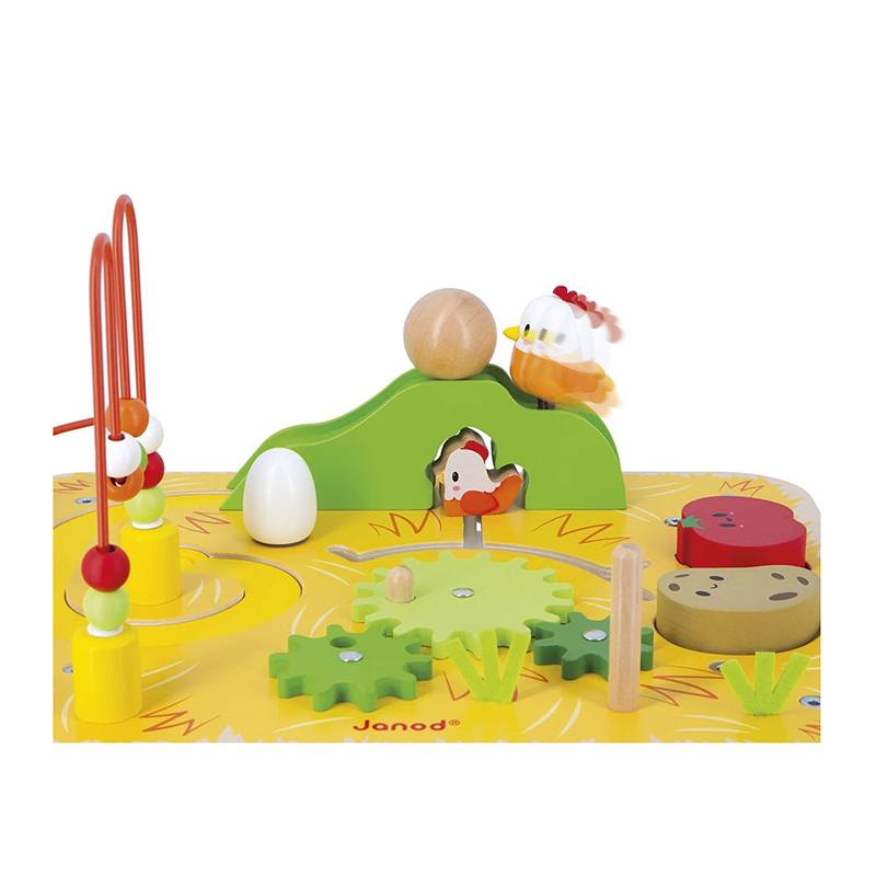 Janod Mesa de Madera Actividades de Granja - Imagen 5