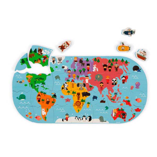 Janod Mapa del Mundo de Baño - Imagen 4