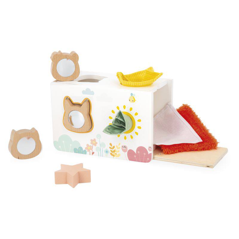 Janod Pure Caja de Madera Actividades con Pañuelos - Imagen 2