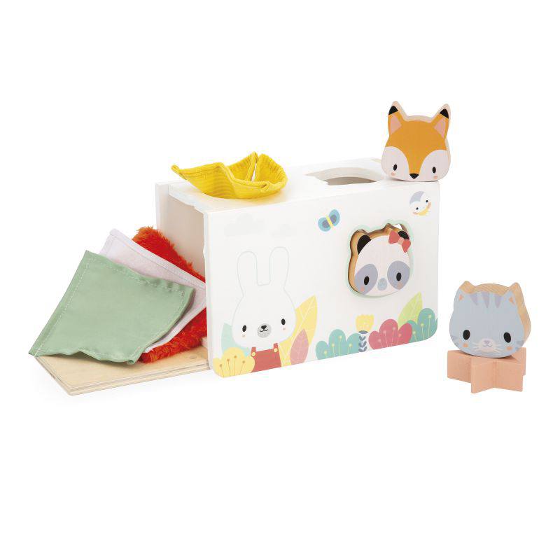 Janod Pure Caja de Madera Actividades con Pañuelos - Imagen 3