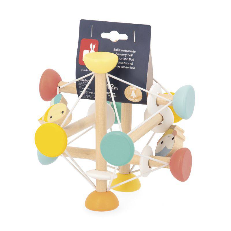 Janod Pure Bola Sensorial de Madera