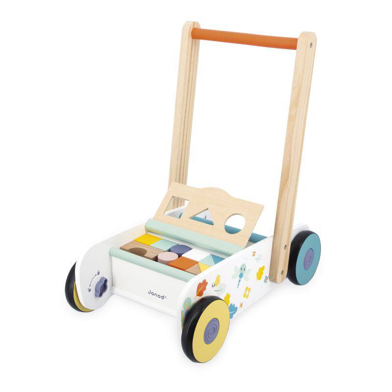 Janod Pure Carrito Andador de Madera - Imagen 3