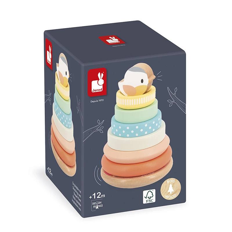 Janod Nido Apilable Pure de Madera - Imagen 3