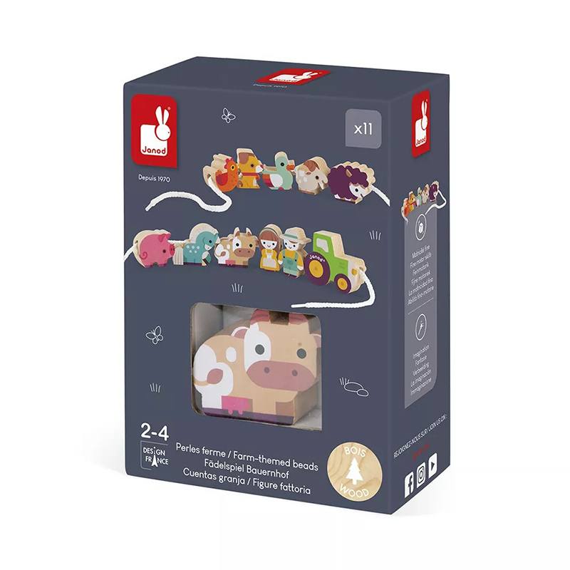 Janod Cuentas Para Enhebrar Granja - Imagen 3
