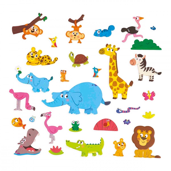 Janod Magnetic Stories Animales Africanos - Imagen 4