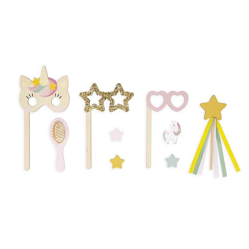 Janod Tocador de Madera Unicornio con Accesorios - Imagen 4
