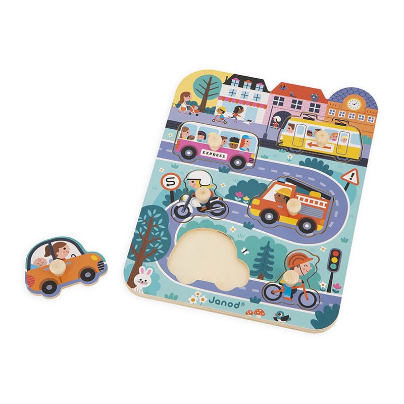 Janod Puzzle Encajable en la Ciudad - Imagen 3