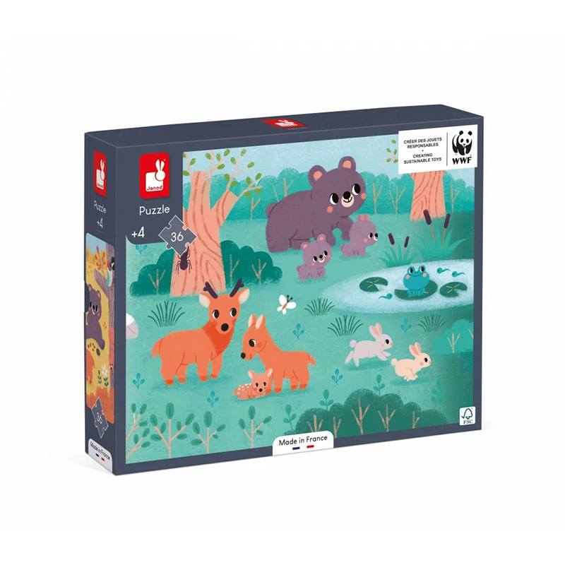 Janod Puzzle Panorâmico 4 Estações 36p