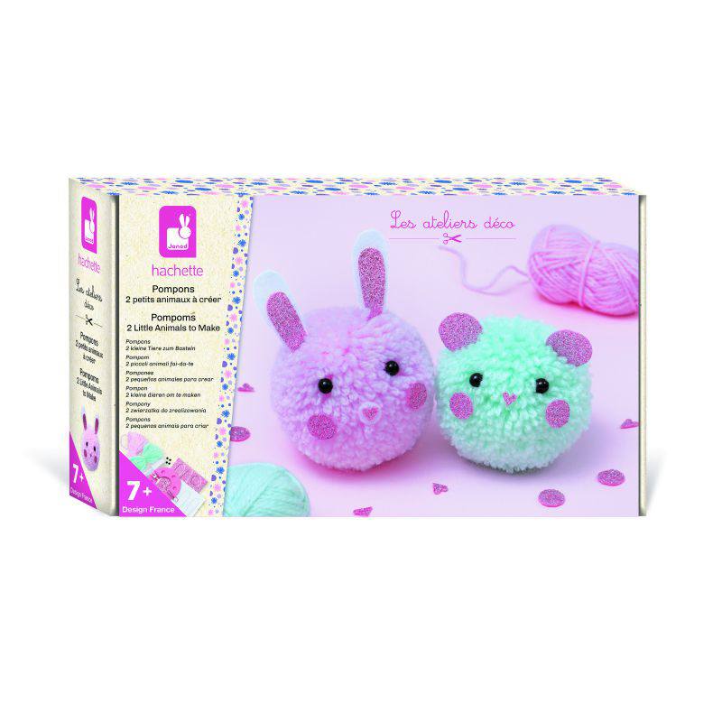 Janod Pompones 2 Animales Pequeños