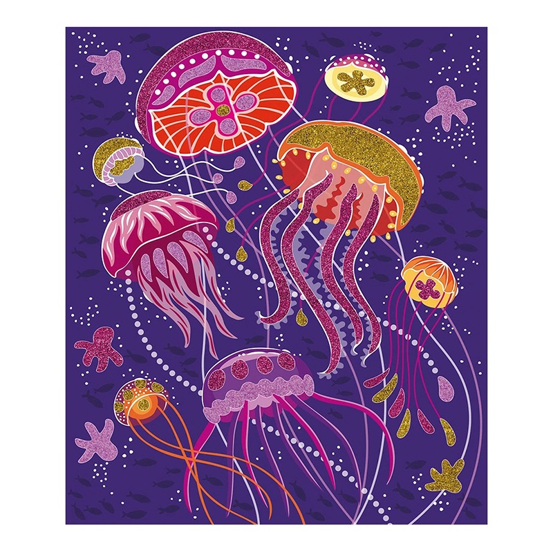 Janod Animales Relucientes Purpurina y Arena - Imagen 1