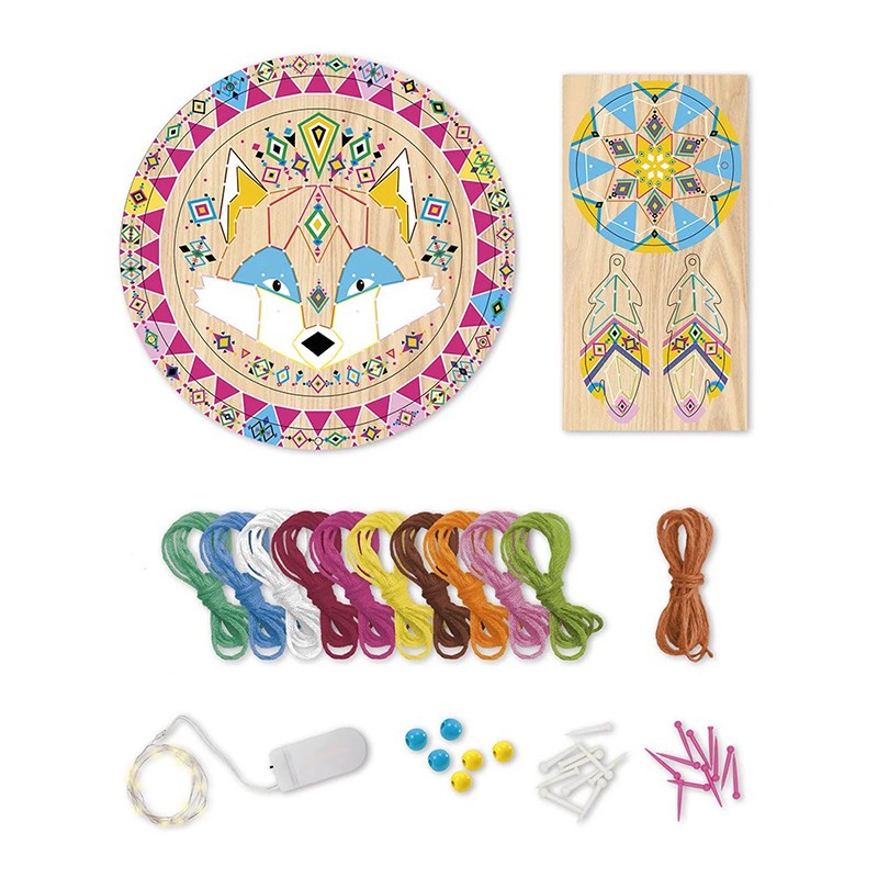 Janod Kit Creativo Atrapasueños Luminoso Zorro - Imagen 2