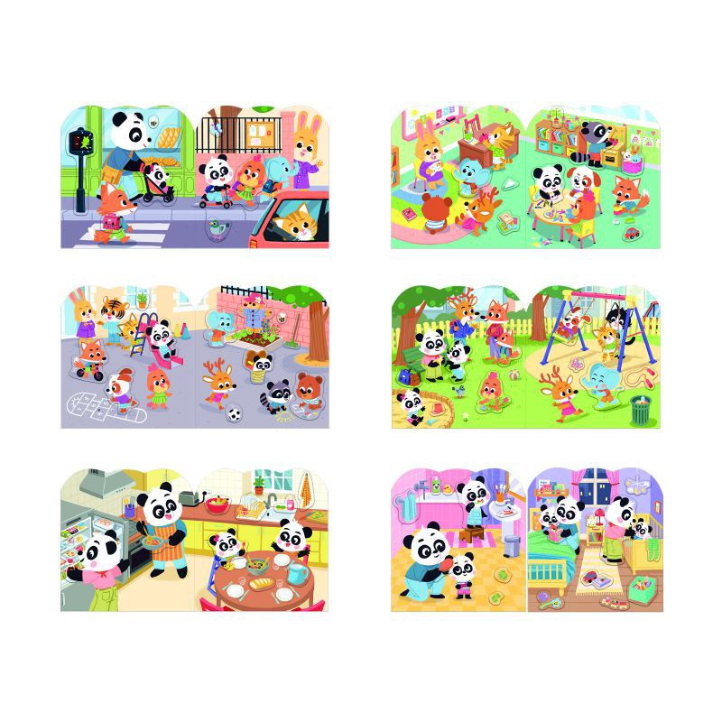 Janod Cuaderno de Pegatinas - Mi Día - Imagen 1