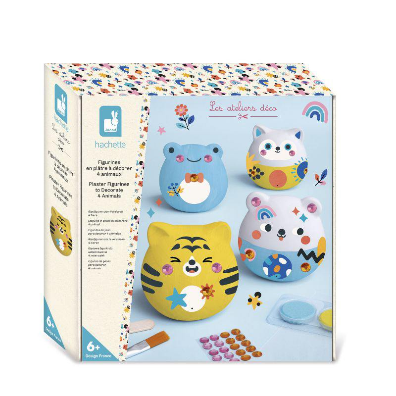 Janod 4 Figuras Decorativas de Escayola