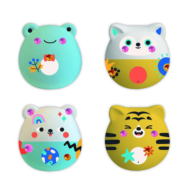 Janod 4 Figuras Decorativas de Escayola - Imagen 1