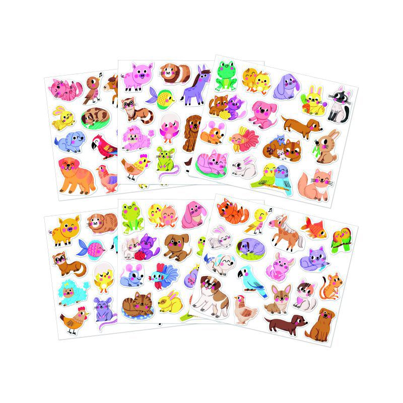Janod 100 Pegatinas Mascotas - Imagen 1