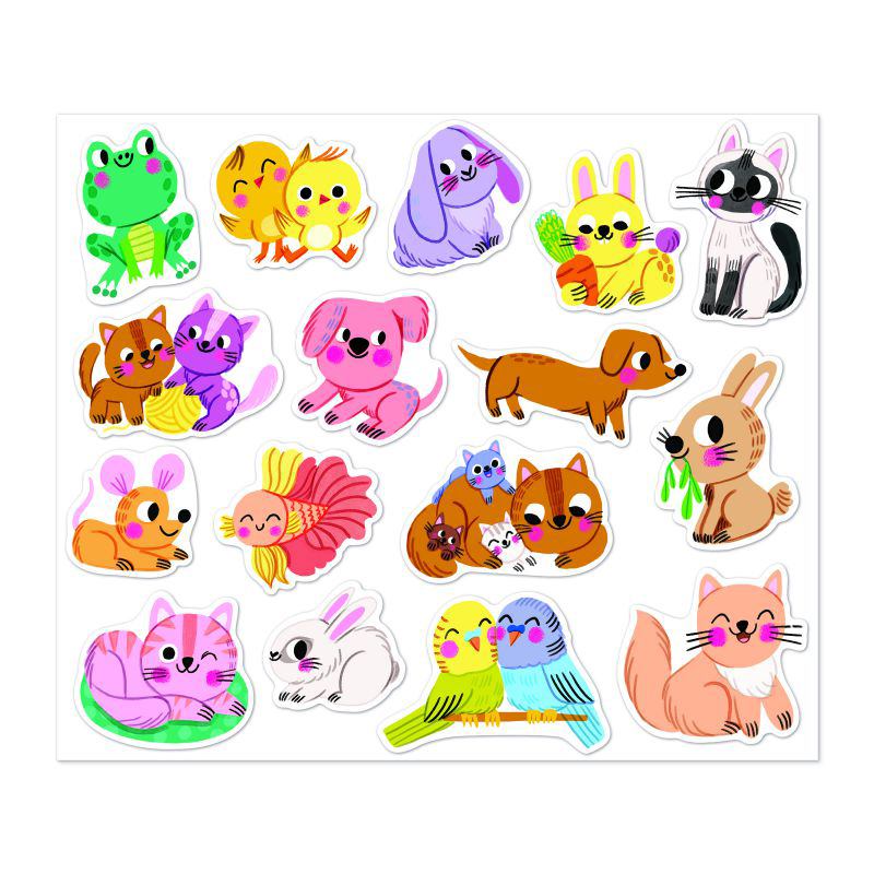 Janod 100 Pegatinas Mascotas - Imagen 2