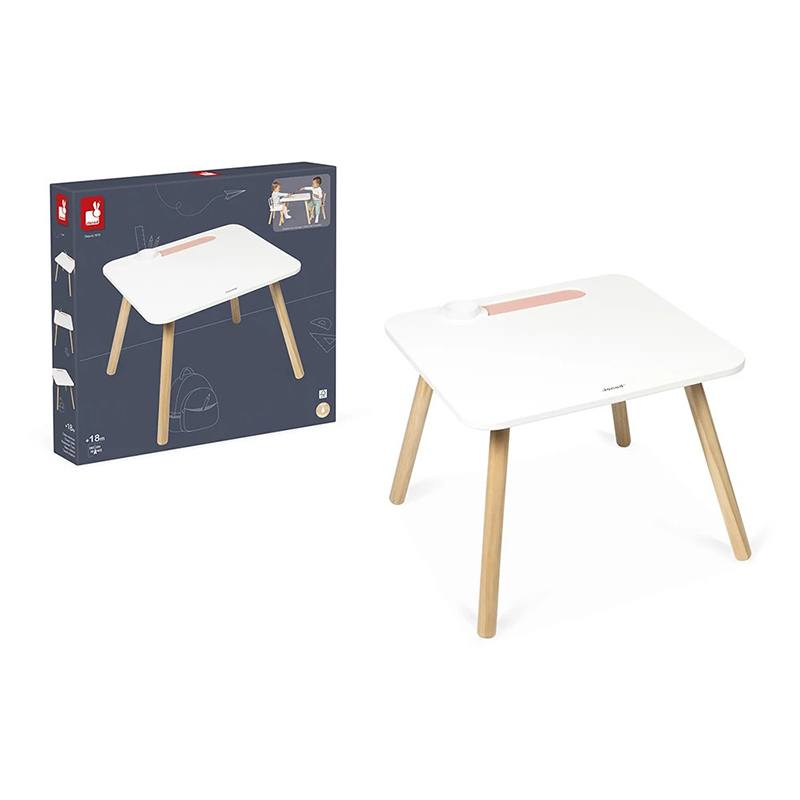Janod Mesa Clásica de Madera Blanca - Imagen 2