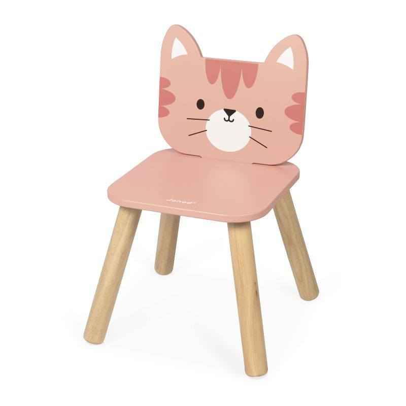Janod Silla Infantil de Madera Gato