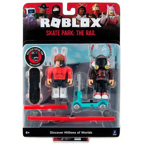 Roblox Pack 2 Figuras Skate Park: The Rail - Imagen 1