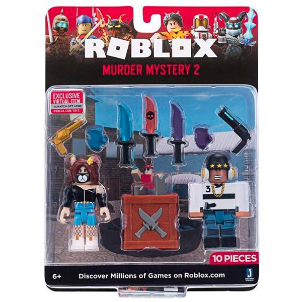 Roblox Pack 2 Figuras: Murder Mystery 2 - Imagem 1