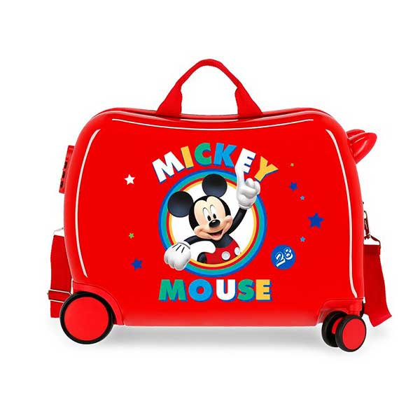 Maleta Infantil 4 rodes Mickey Vermell - Imatge 1