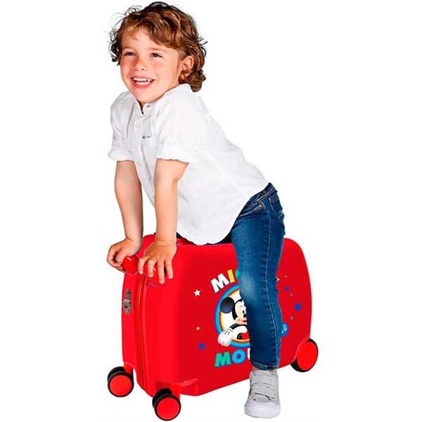 Mickey Maleta Infantil 4 rodas Circle Roja - Imagem 4