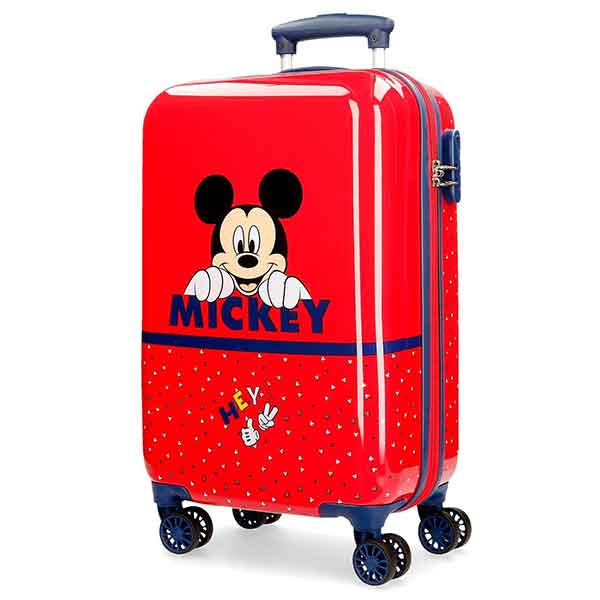 Maleta Infantil Viaje Cabina Mickey Happy 55cm - Imagen 1