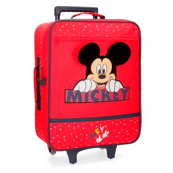 Mickey Mouse Rue Happy Mala Cabine Infantil Suave 50cm - Imagem 1