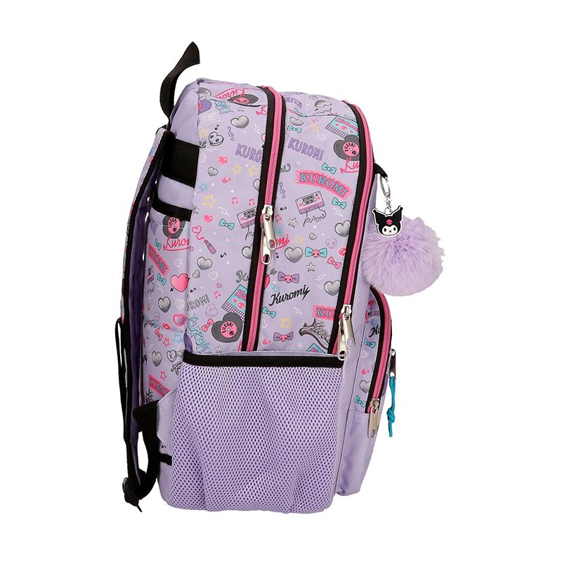 Hello Kitty Mochila Kuromi Retropop 44cm - Imagen 1