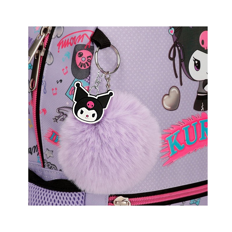 Hello Kitty Mochila Kuromi Retropop 44cm - Imagen 6