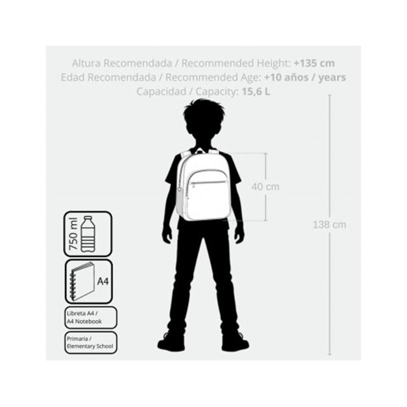 Spiderman Mochial escolar infantil Graffity Adaptable a Carro 40cm - Imagen 4