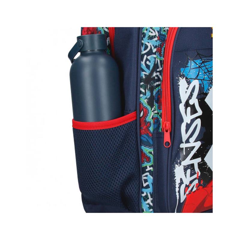 Spiderman Mochial escolar infantil Graffity Adaptable a Carro 40cm - Imagen 5