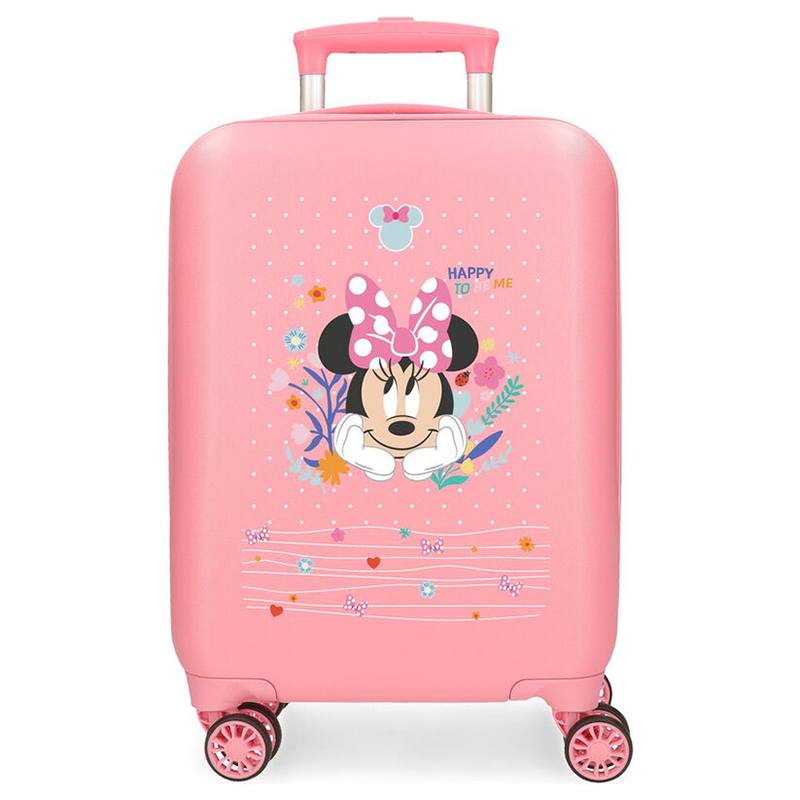 Minnie Disney - Maleta Trolley ABS Happy To Be Me 50cm