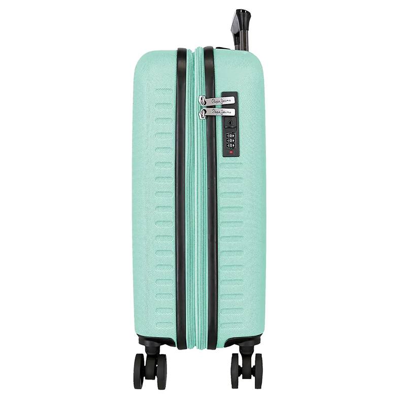Trolley ABS 55cm 4r Pepe Jeans Montana Turquesa - Imagen 1