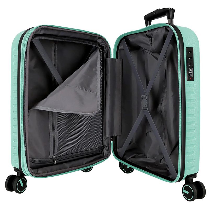 Trolley ABS 55cm 4r Pepe Jeans Montana Turquesa - Imagen 4