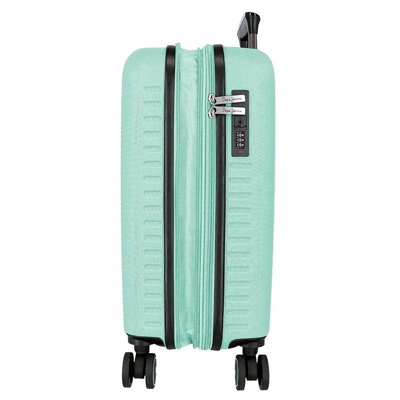 Trolley ABS 55cm 4r Pepe Jeans Montana Turquesa - Imagen 5