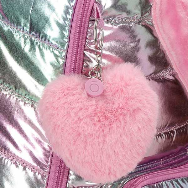 Joumma Bags Bolsa Enso Fancy Coração Rosa 23cm - Imagem 3