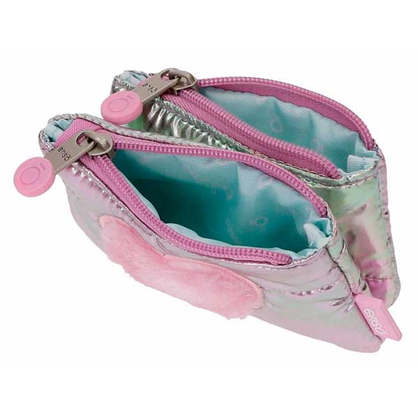 Joumma Bags Porta-moedas Infantil Enso Fancy Coração Rosa 12cm - Imagem 2