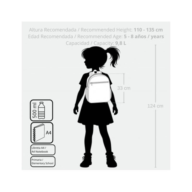 Mochila infantil Into the Wild Enso Adaptable a Carro 33cm - Imagen 4