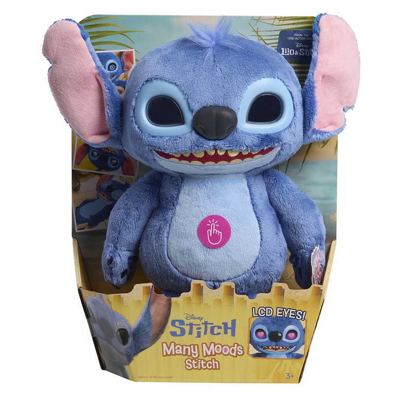 Stitch Peluche Interativo Many Moods 30cm