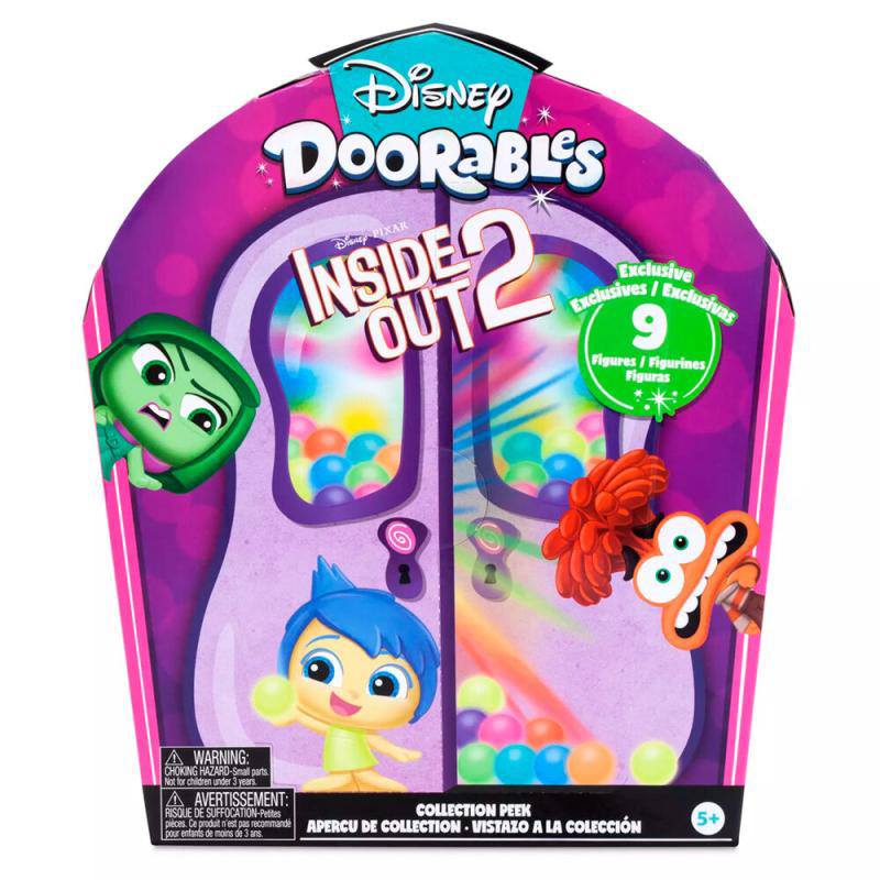 Doorables Disney Pixar Inside Out 2 Conjunto 9 Figuras 4cm
