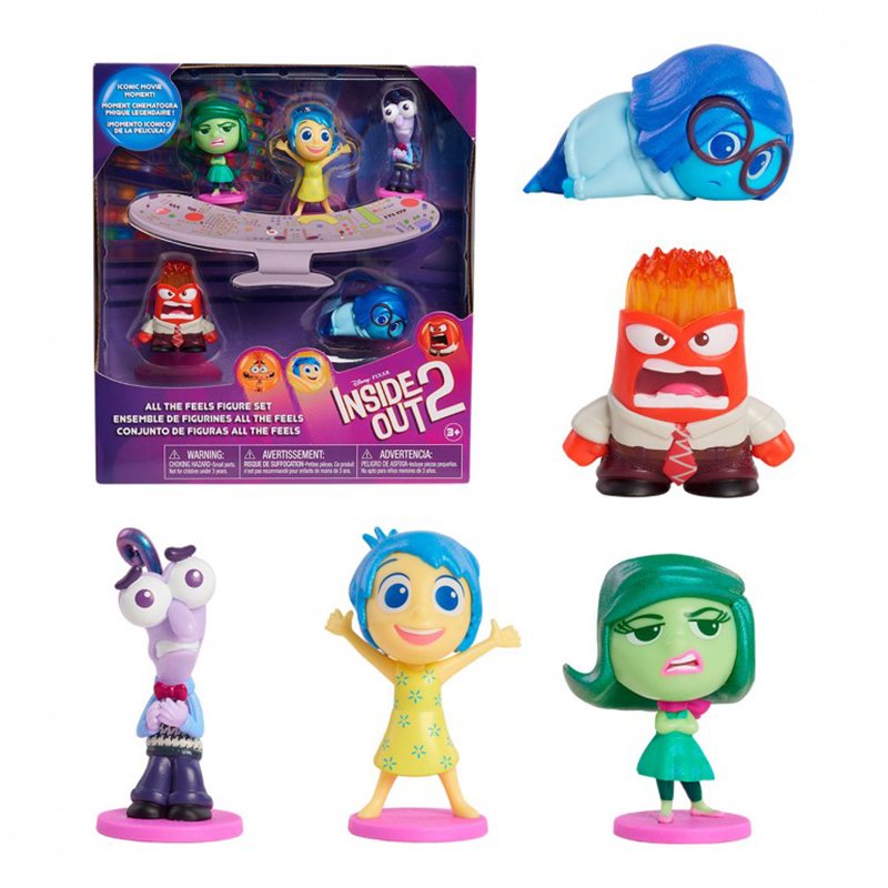 Inside Out 2 Pack 5 Figuras 