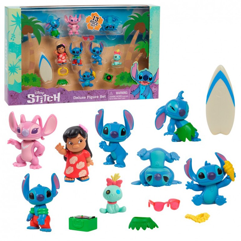 Stitch Pack 13 Figuras Deluxe 5cm